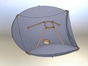 2.4m Foldable Carbon Fiber Vehicle-mounted Antenna