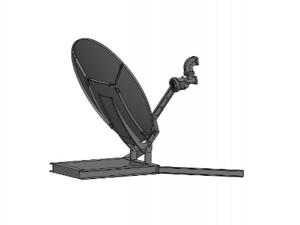  0.5m Aluminum Flyaway Antenna 