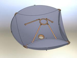 2.4m Foldable Carbon Fiber Vehicle-mounted Antenna