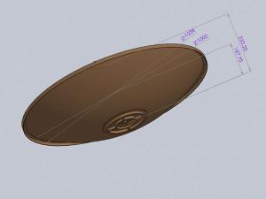  0.88m,1.0m Ku-band VSAT Antenna Reflector 