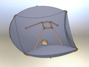  2.4m Foldable Carbon Fiber Vehicle-mounted Antenna 