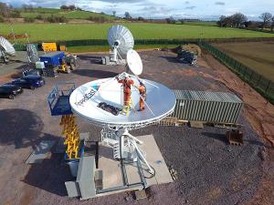  7.3m C-band, Ku-band RxTx Antenna 