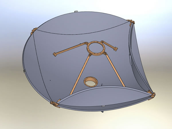  2.4m Foldable Carbon Fiber Vehicle-mounted Antenna 