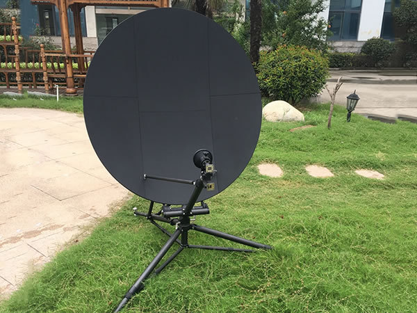  0.9m Ku-band, Ka-band Full Carbon Fiber Flyaway Antenna 