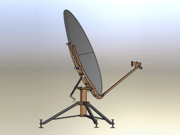  1.8m Carbon Fiber Flyaway Antenna 