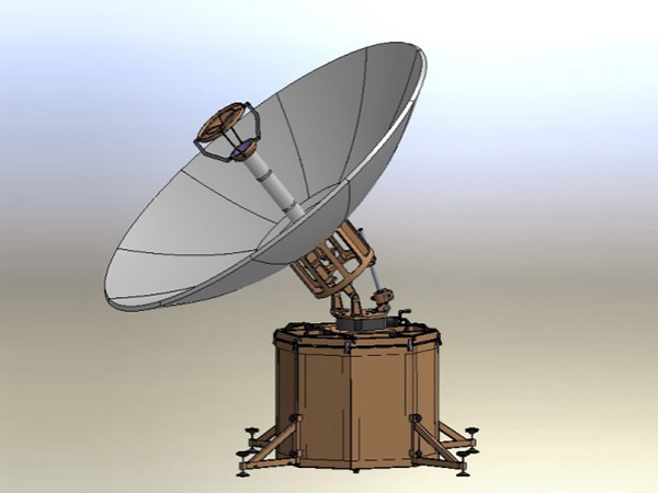  2.4m C-band Carbon Fiber Flyaway Antenna 