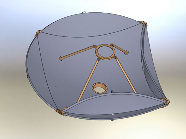  2.4m Foldable Carbon Fiber Vehicle-mounted Antenna 