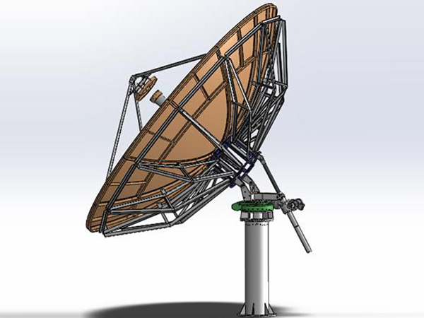  5.36m Ka-band RxTx Antenna (Turntable Mount) 